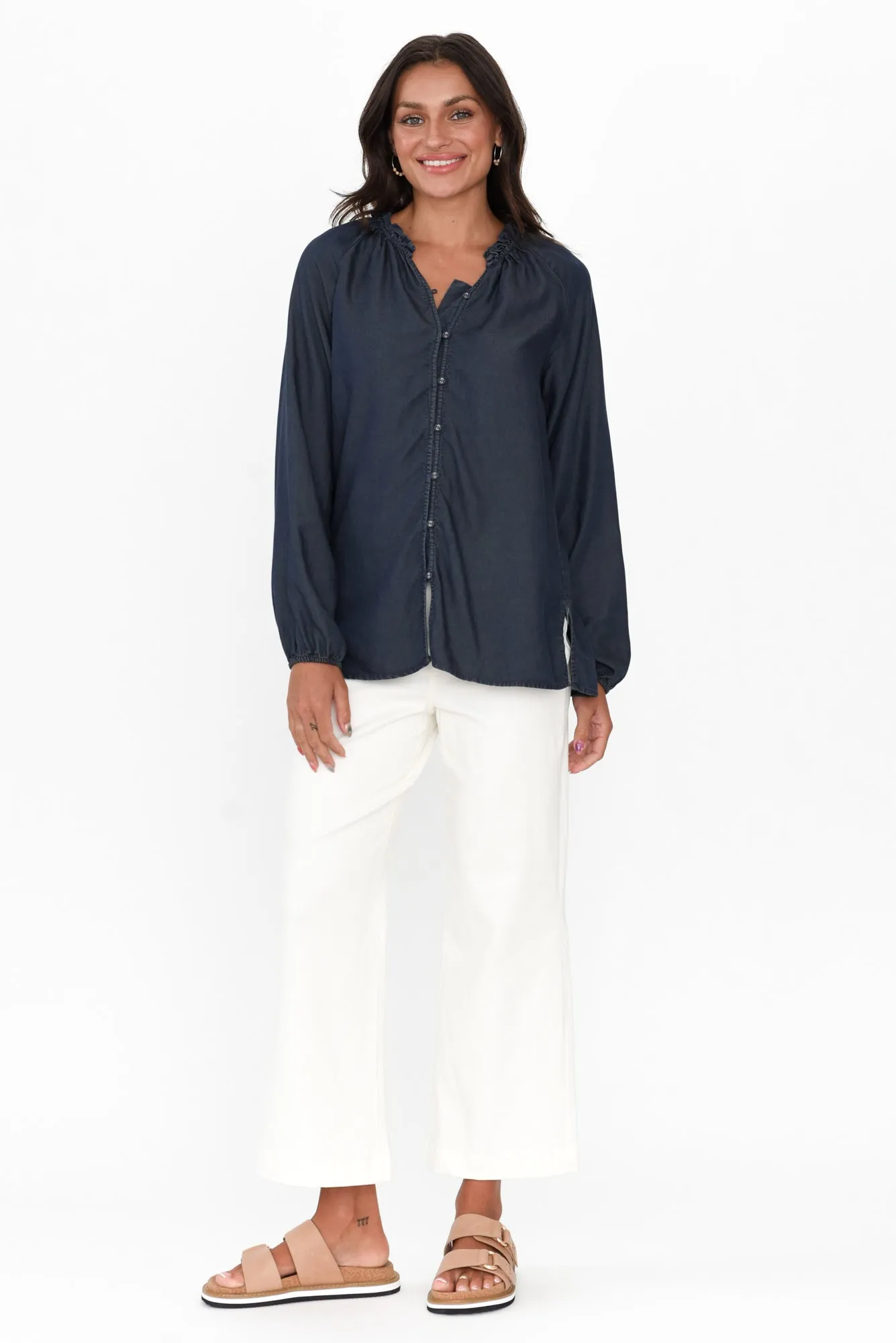 Winnie White Wide Leg Jeans